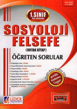 AÖF 1. Sınıf Güz Dönemi Sosyoloji - Felsefe (Ortak Kitap) Öğreten Sorular - Kredili Sisteme Uygun ürün görseli 1