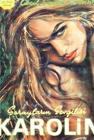 Karolin 2 Kitap Takım (Karolin + Sarayların Sevgilisi Karolin) 1965 Yılı Deri Ciltli İlk Baskıları - Elçin Cem ve Suat Derviş Çevirileri ürün görseli 1