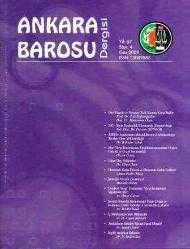 Ankara Barosu Dergisi Yıl: 67 Sayı: 2009/4 ürün görseli 1