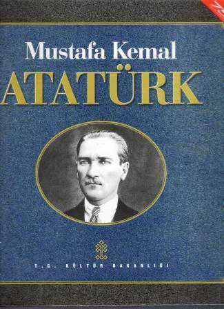 Mustafa Kemal Atatürk - 1998 Yılı İkinci Baskı Prestij Kuşe Kağıda Renkli ve Ciltli Baskısı ürün görseli 1