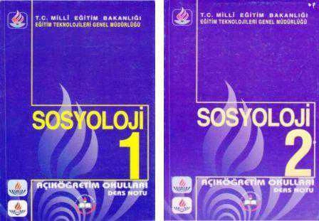 Sosyoloji 1 + 2 Açıköğretim Okulları Ders Notu (2 Kitap Takım) ürün görseli 1