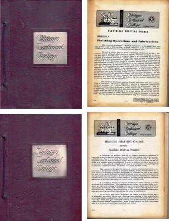 Chicago Tecnical College Machine & Electrical Drafting (2 Book Set) / Machine Drafting Practice Lesson 1….6 + Electrical Drafting Course Lesson 4….15 (Toplam 17 Lesson) ürün görseli 1