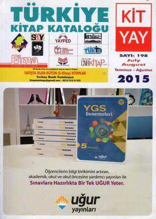 Kit Yay Türkiye Aylık Kitap Kataloğu Temmuz - Ağustos 2015 Sayı: 198 ürün görseli 1