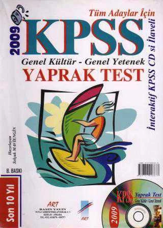 İnteraktif CD İlaveli Tüm Adaylar İçin KPSS GK - GY Yaprak Test ürün görseli 1