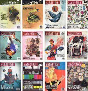 Sabitfikir Güncel Edebiyat Dergisi 2011 ve 2012 Yılı 16 Sayı Takım ürün görseli 1