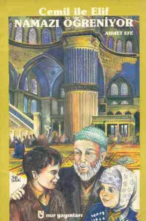 Cemil ile Elif Namazı Öğreniyor / 1989 Yılı Renkli, Resimli İlk Baskısı ürün görseli 1