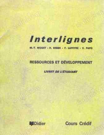 Interlignes - Ressources Et Developement - Livret De L'etudiant (1975 Yılı İlk Baskısı) ürün görseli 1