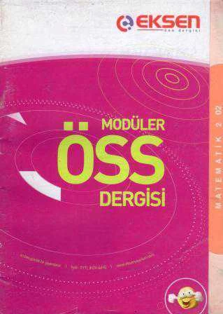 Eksen Modüler ÖSS Dergisi / Matematik 2 / 02 ürün görseli 1