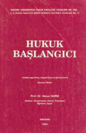Hukuk Başlangıcı / 1992 Yılı Üçüncü Baskısı ürün görseli 1