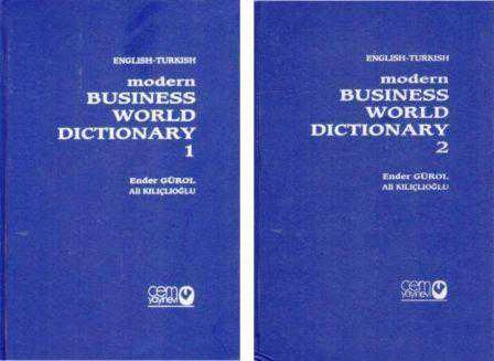 Modern Business World Dictionary A - Z (İngilizce - Türkçe / Türkçe - İngilizce) / 2 Cilt Takım - Deri Ciltli / 2001 Yılı İlk Baskısı ürün görseli 1