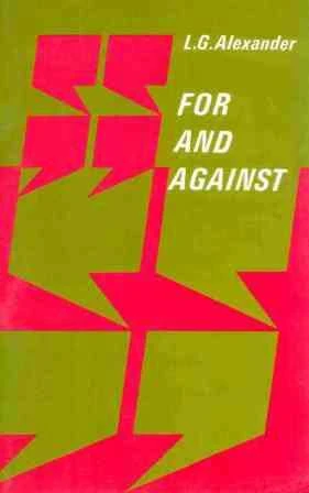 For and Against / An Oral Practice Book For Advanced Students of English ürün görseli 1