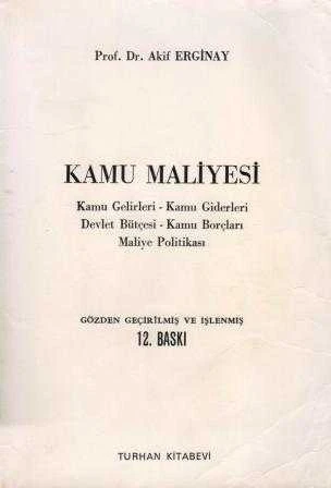 Kamu Maliyesi (1987 Yılı 12. Baskısı) ürün görseli 1