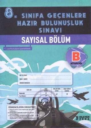 8. Sınıfa Geçenlere Hazır Bulunuşluk Sınavı B Kitapçığı (7. Sınıf Konularını İçermektedir) ürün görseli 1