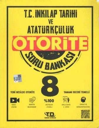 Tandem Yayınları 8. Sınıf T.C. İnkılap Tarihi ve Atatürkçülük Otorite Soru Bankası (Yeni Nesil Otorite - Tamamı Beceri Temelli) ürün görseli 1