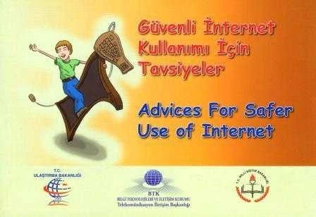Güvenli İnternet Kullanımı İçin Tavsiyeler  "Bilgi Teknolojileri İletişim Kurumu Tavsiyeleri" (Advices For Safer Use of Internet) / Türkçe - İngilizce ürün görseli 1