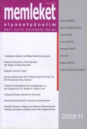 MSY (Memleket Siyaset Yönetim) Dergisi 2009 Sayı: 11 / 4 Aylık Kuramsal Dergi ürün görseli 1