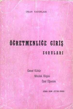 Öğretmenliğe Giriş Soruları / 1987 Yılı İlk Baskısı ürün görseli 1