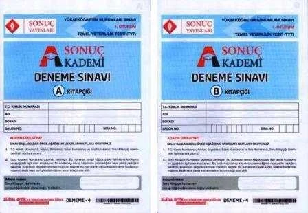 Sonuç Akademi Deneme Sınavı 1. (2 Deneme Takım) Oturum A + B Kitapçığı / Yüseköğretim Kurumları Temel Yeterlilik Testi ürün görseli 1