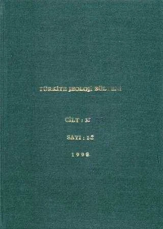Türkiye Jeoloji Kurumu Bülteni Yıl: 1990 Sayı: 1-2 Cilt: 33 ürün görseli 1