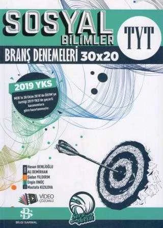 TYT Sosyal Bilimler Branş Denemeleri 30 x 20 / 2019 YKS ürün görseli 1