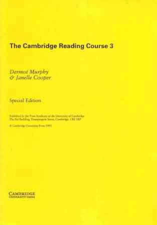The Cambridge Reading Course 3 ürün görseli 1