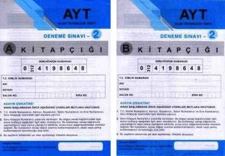 Sistematik AYT Deneme Sınavı 2 Kitap Takım (A ve B Kitapçığı) ürün görseli 1