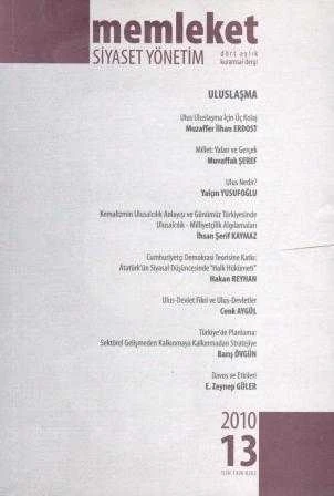 MSY (Memleket Siyaset Yönetim) Dergisi 2010 Sayı: 13 / 4 Aylık Kuramsal Dergi ürün görseli 1