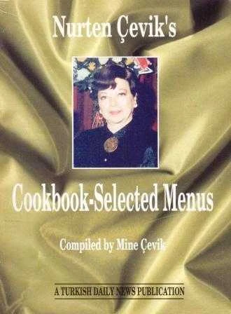 Nurten Çevik's Cookbook- Selected Menus - 1995 Yılı Renkli, Resimli Birinci Baskı) ürün görseli 1