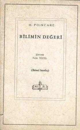 Bilimin Değeri / Fethi Yücel Çevirisi - 1964 Yılı İkinci Baskısı ürün görseli 1