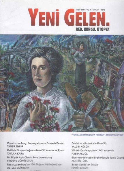 Yeni Gelen Dergisi Sayı: 34 Mart 2021 ürün görseli 1