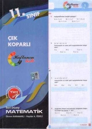11. Sınıf Çek Kopar İleri Düzey Matematik Haftanın Testi ürün görseli 1
