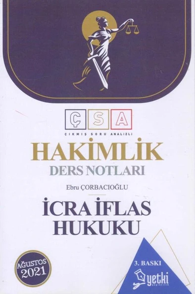 Hakimlik Ders Notları İcra İflas Hukuku ürün görseli 1