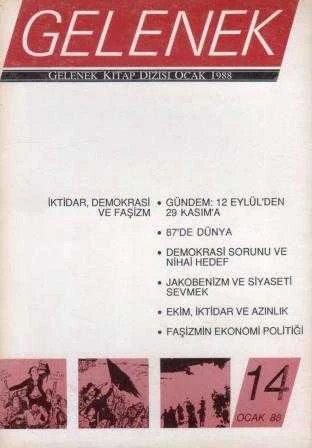 Gelenek Kitap Dizisi "İktidar, Drmokrasi ve Faşizm" Yıl: 1988 Sayı: 14 ürün görseli 1
