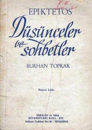 Epiktetos Düşünceler ve Sohbetler / 1962 Yılı 5. Baskısı ürün görseli 1