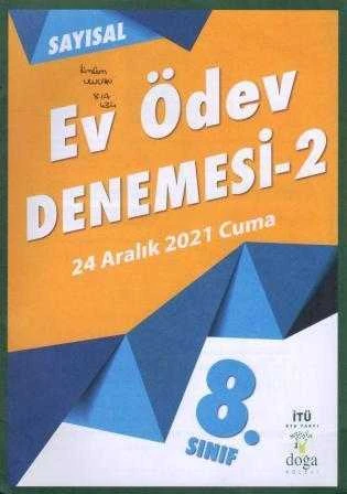 8. Sınıf Sayısal Aralık 2021 Ev Ödev Denemesi 2 ürün görseli 1