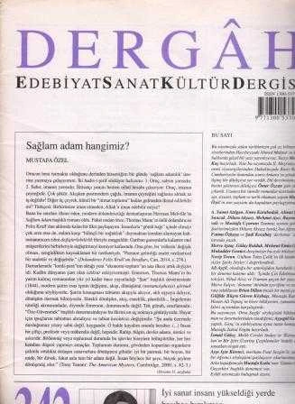 Dergah Aylık Edebiyat Sanat Kültür Dergisi + Özel Eki İle Birlikte "İyi Sanat İnsanı Yükselttiği Yerde Başıboş Bırakmaz" / Yıl: 2018 Sayı: 342 Cilt: XXIX ürün görseli 1