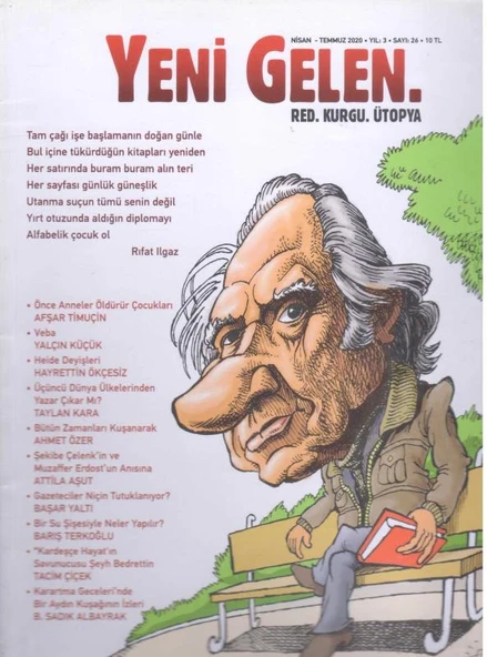 Yeni Gelen Dergisi Sayı: 26 Nisan - Temmuz 2020 ürün görseli 1