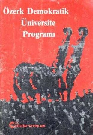 Özerk Demokratik Üniversite Programı / 1988 Yılı İlk Baskısı ürün görseli 1