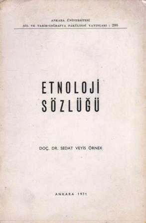 Etnoloji Sözlüğü / 1971 Yılı İlk Baskısı ürün görseli 1