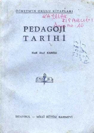 Pedagoji Tarihi / 1952 Yılı İlk Baskısı ürün görseli 1