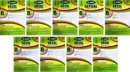 8. Sınıf Sözel B Kitapcık Türü 2021 - 2022 Yılı 8 Deneme + 1 Simülasyon Toplam 9 Deneme Takım Deneme No: 6, 7, 10, 16, 31, 34, 35, 36, Nisan 2022 LGS Simülasyonu, ürün görseli 1