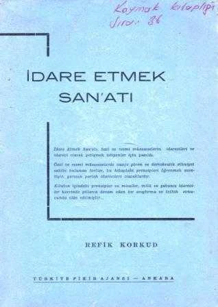 İdare Etmek San'atı / 1964 Yılı İlk Baskısı ürün görseli 1