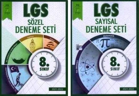 8. Sınıf LGS Sayısal + Sözel Deneme Seti - 2 Deneme Takım (2021 - 2022) ürün görseli 1