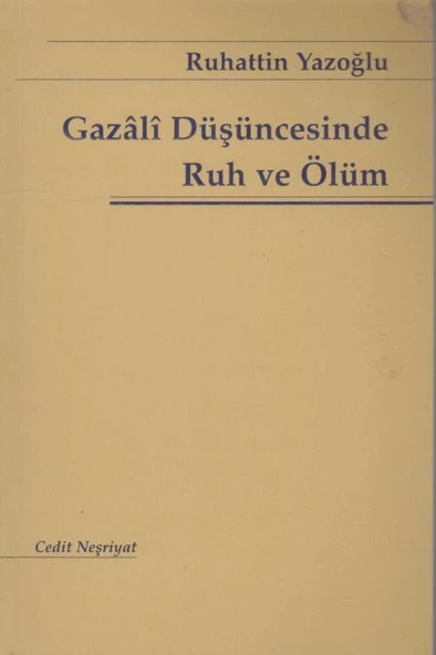 Gazali Düşüncesinde Ruh ve Ölüm ürün görseli 1