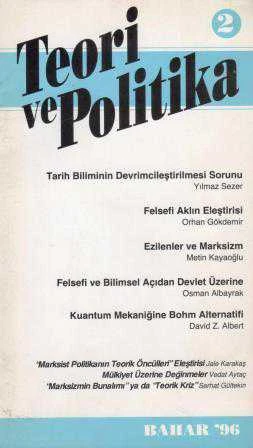 Teori ve Politika 2 Bahar 96 ürün görseli 1
