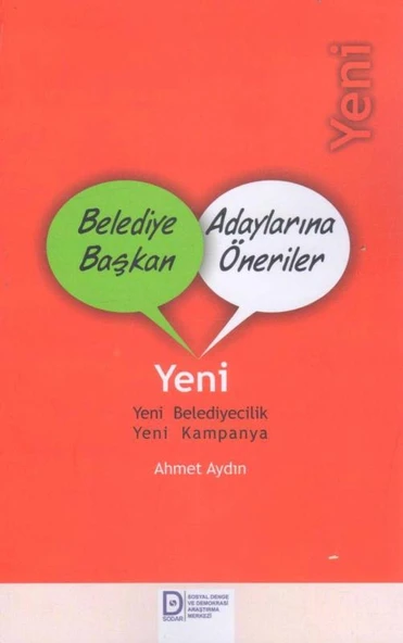 Belediye Başkan Adaylarına Öneriler - Yeni Belediyecilik, Yeni Kampanya - 2023 Yılı İlk Baskısı ürün görseli 1