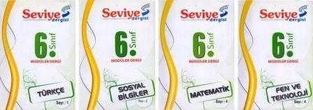 Seviye Dergisi 6. Sınıf Modüler Dergi Seti 4 Sayı Takım (Türkçe, Sosyal Bilgiler, Matematik, Fen ve Teknoloji ürün görseli 1