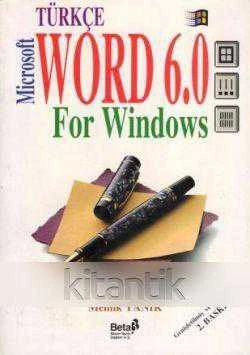 Türkçe Microsoft Word 6.0 For Windows / 1996 Yılı İkinci Baskısı ürün görseli 1