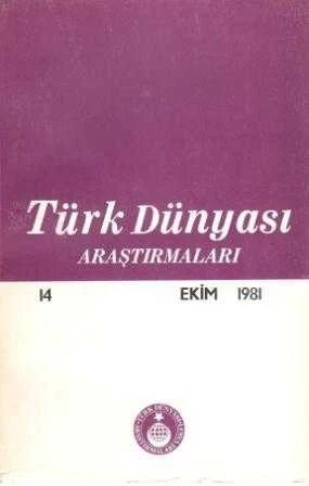 Türk Dünyası Araştırmaları Sayı: 14 - Ekim 1981 ürün görseli 1