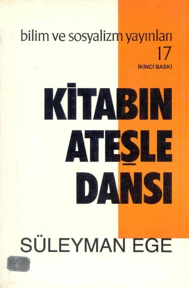 Kitabın Ateşle Dansı / 1992 Yılı İlk Baskısı ürün görseli 1